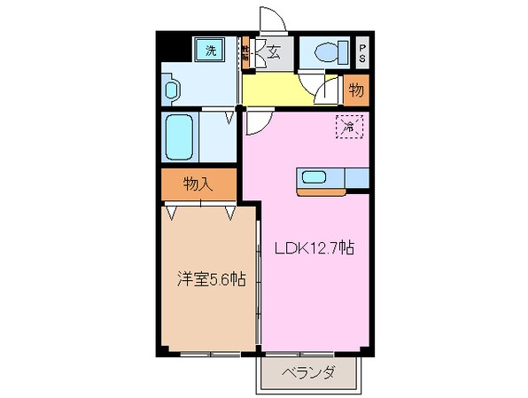 松ケ崎駅 徒歩4分 1階の物件間取画像